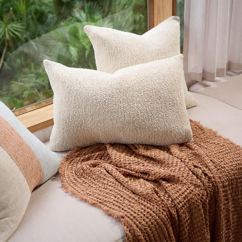 Sand Cushion - Ivory/Natural | Luxury home decor and furniture by Home Decor & Co