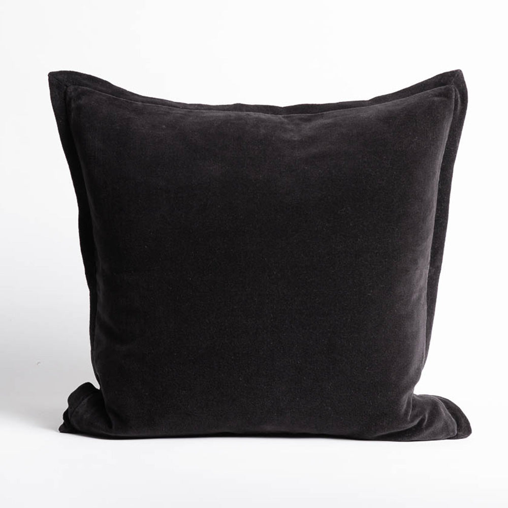 Evelyn Velvet Cushion - Black | Luxury home decor and furniture by Home Decor & Co