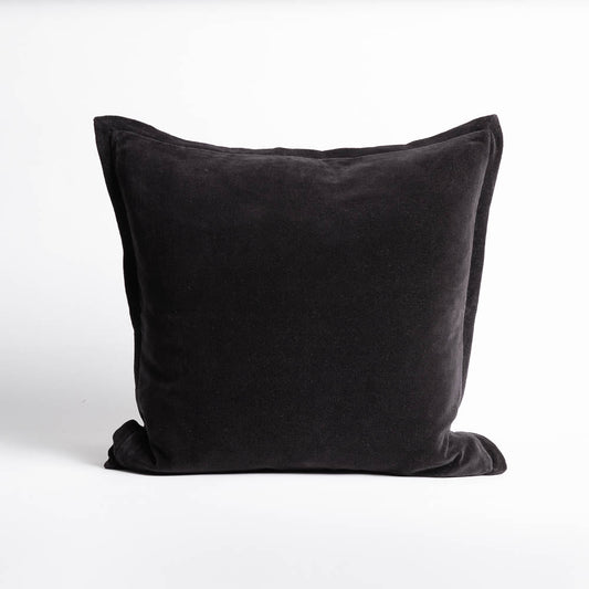 Evelyn Velvet Cushion - Black | Luxury home decor and furniture by Home Decor & Co