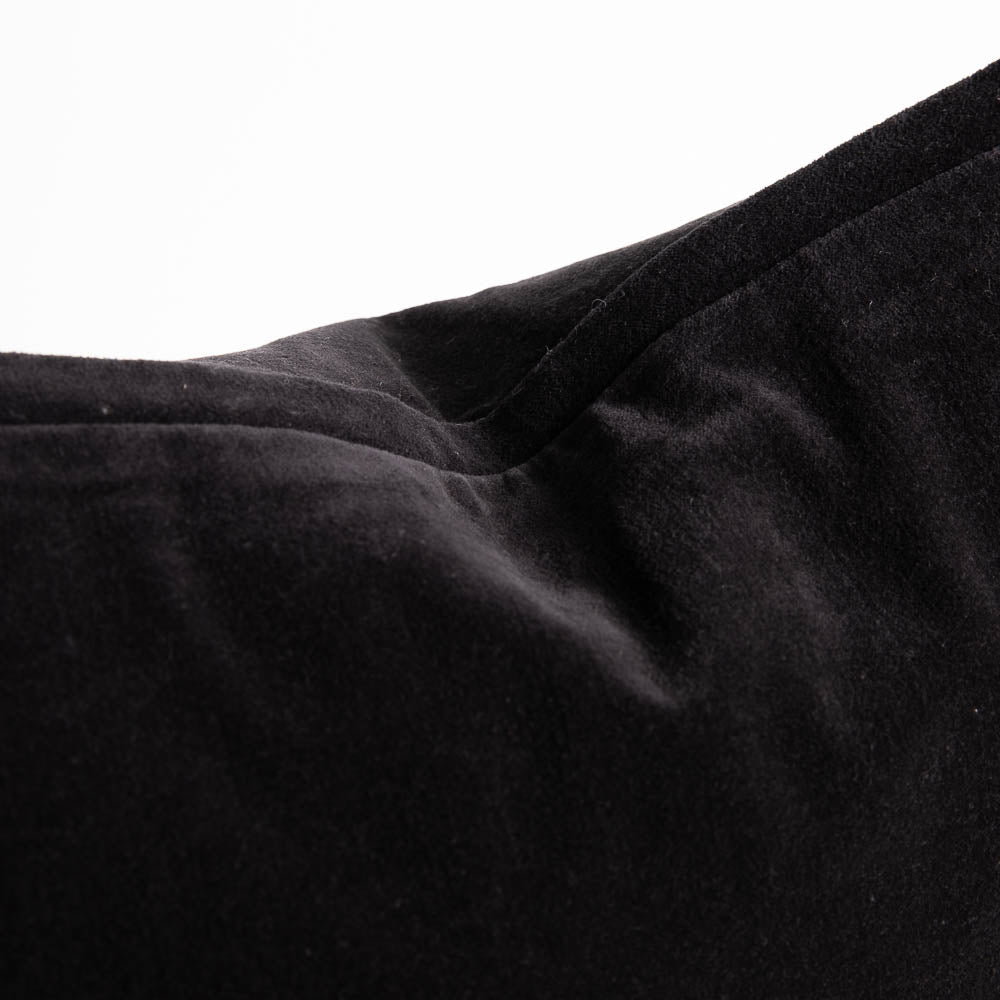 Evelyn Velvet Cushion - Black | Luxury home decor and furniture by Home Decor & Co