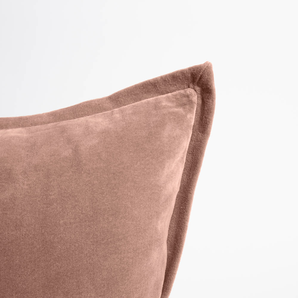 Evelyn Velvet Cushion - Clay | Luxury home decor and furniture by Home Decor & Co