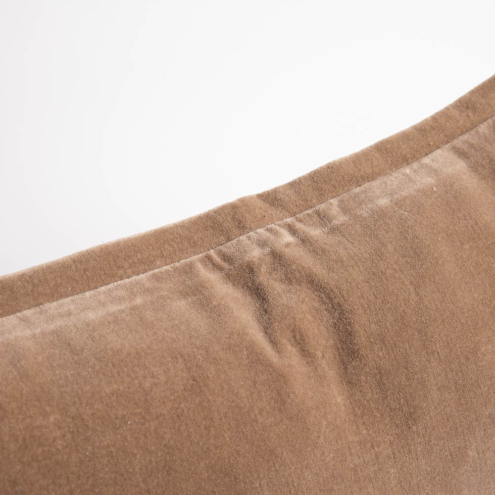 Evelyn Velvet Cushion - Natural | Luxury home decor and furniture by Home Decor & Co