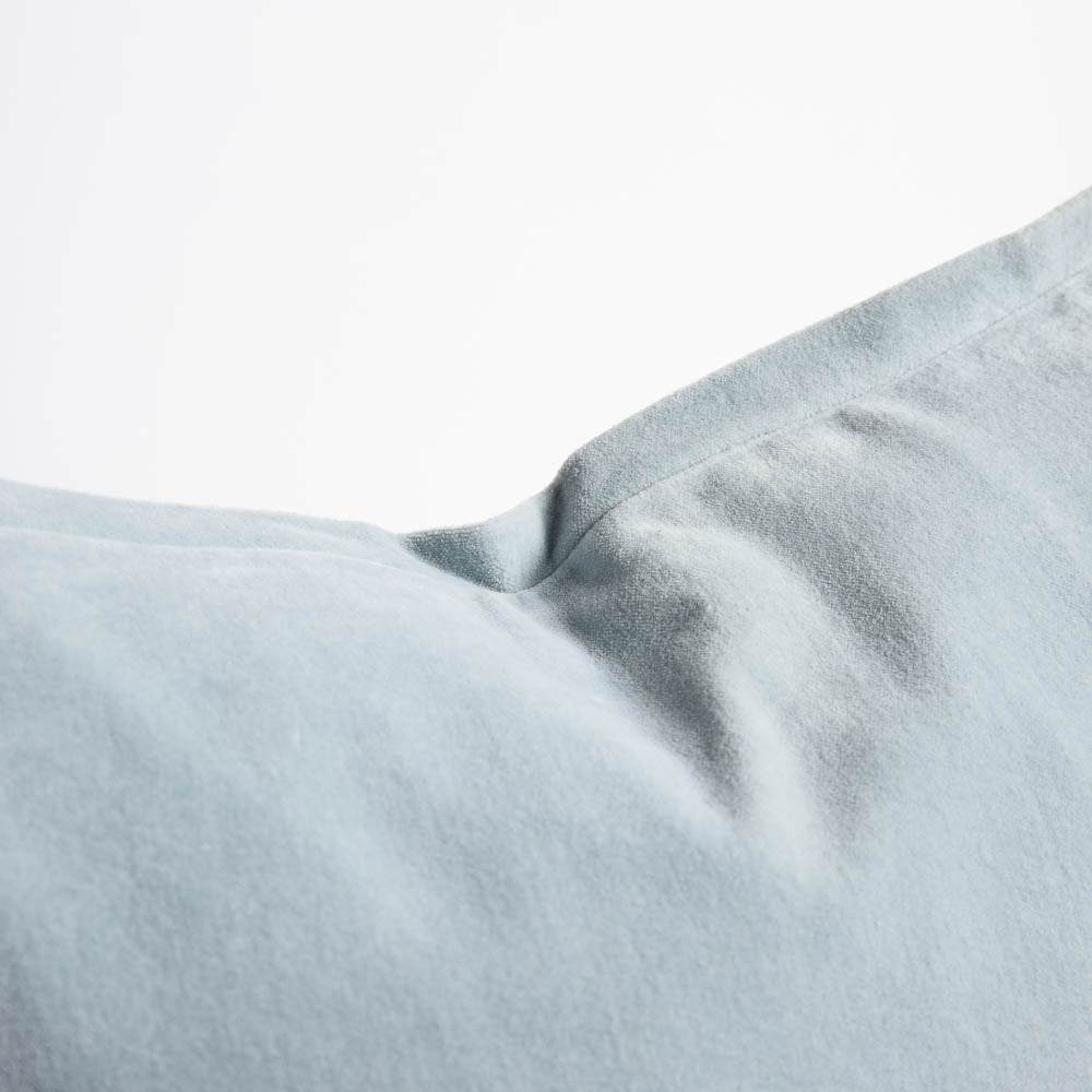 Evelyn Velvet Cushion - Sky | Luxury home decor and furniture by Home Decor & Co