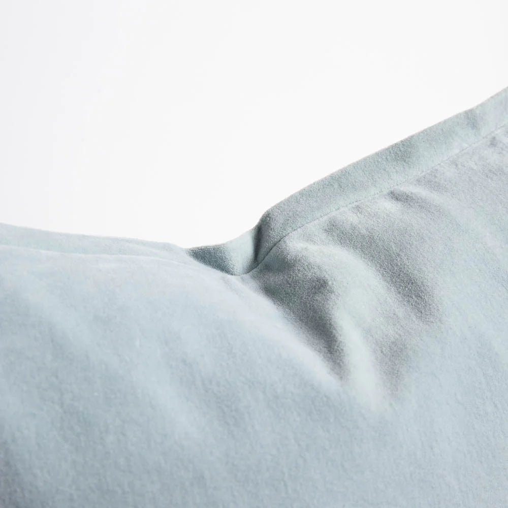Evelyn Velvet Cushion - Sky | Luxury home decor and furniture by Home Decor & Co