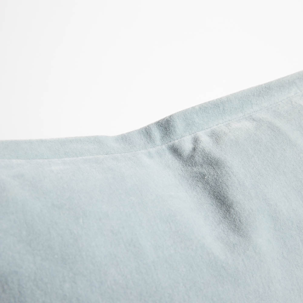 Evelyn Velvet Cushion - Sky | Luxury home decor and furniture by Home Decor & Co