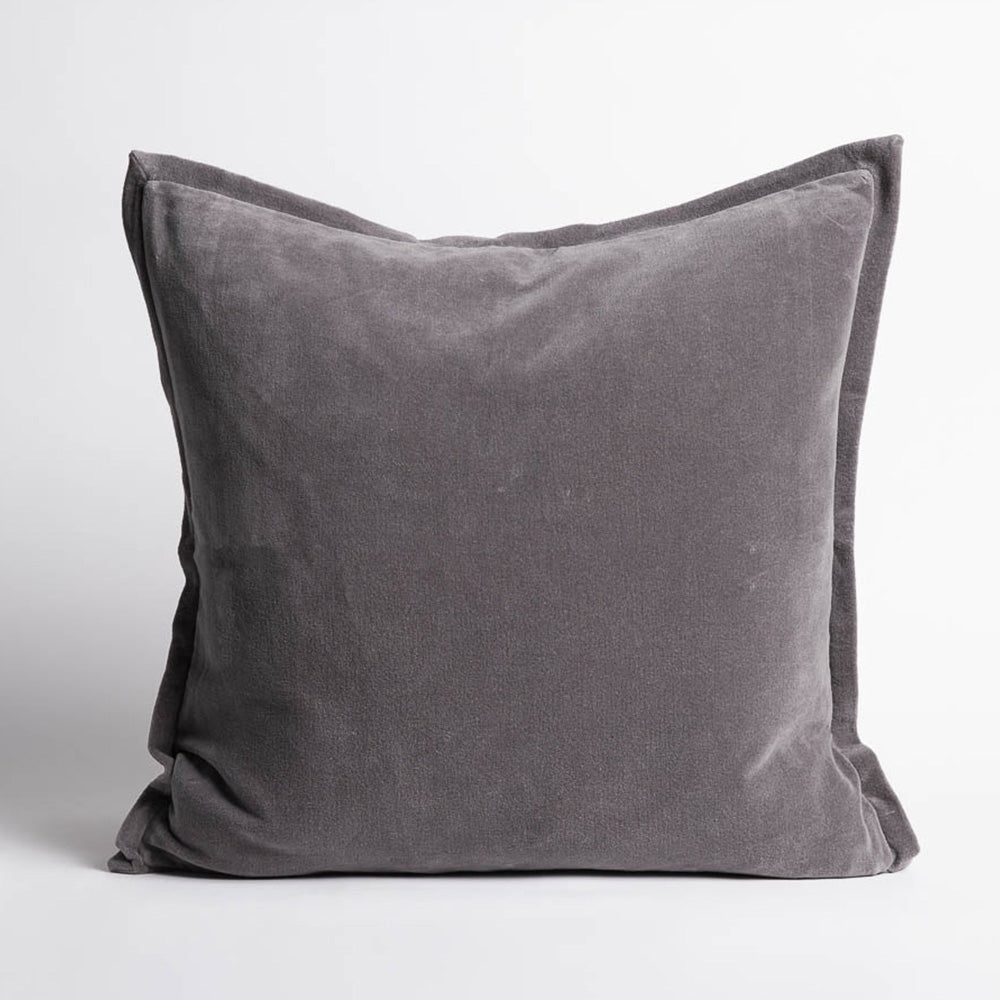 Evelyn Velvet Cushion - Slate | Luxury home decor and furniture by Home Decor & Co