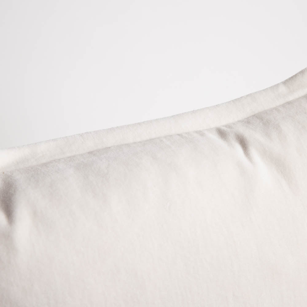 Evelyn Velvet Cushion - Off White | Luxury home decor and furniture by Home Decor & Co
