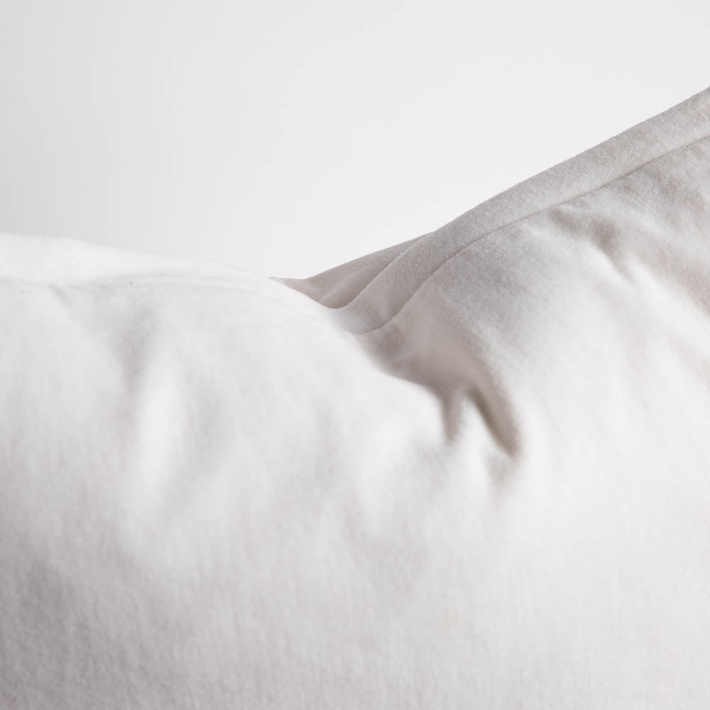 Evelyn Velvet Cushion - Off White | Luxury home decor and furniture by Home Decor & Co