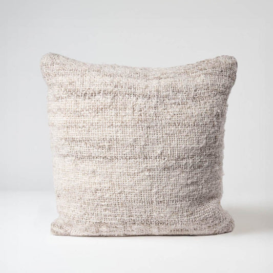 Wabi Cushion - 100% Recycled Linen, Ivory | Luxury home decor and furniture by Home Decor & Co