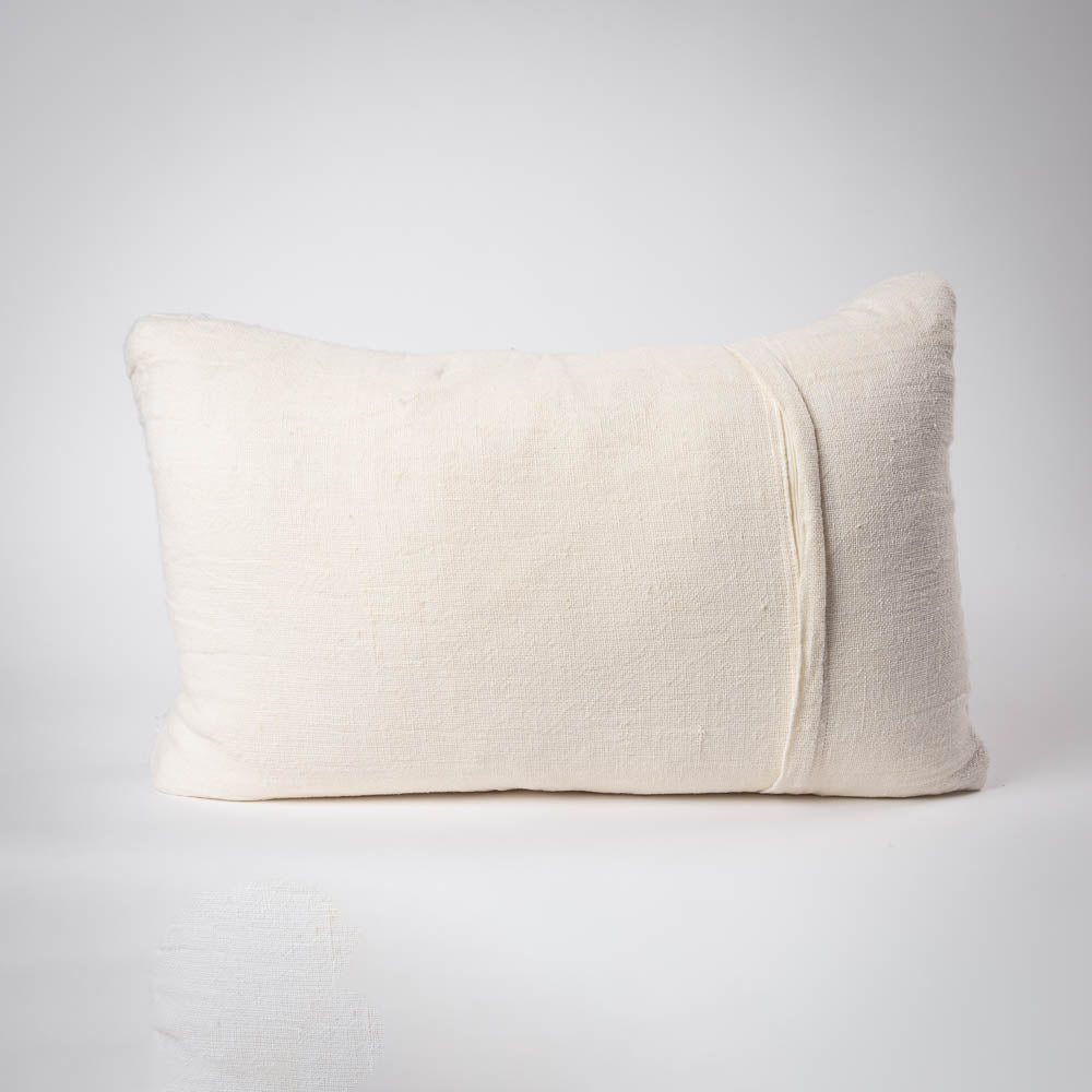 Wabi Cushion - 100% Recycled Linen, Ivory | Luxury home decor and furniture by Home Decor & Co