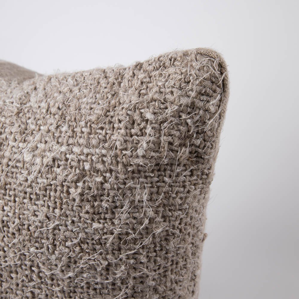 Wabi Cushion - 100% Recycled Linen, Natural | Luxury home decor and furniture by Home Decor & Co