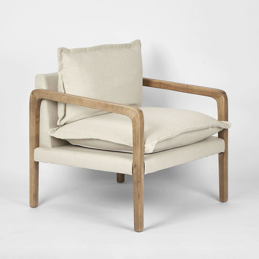Coolum Armchair Natural | Luxury home decor and furniture by Home Decor & Co