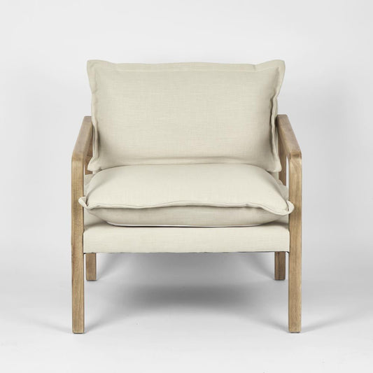 Coolum Armchair Natural | Luxury home decor and furniture by Home Decor & Co