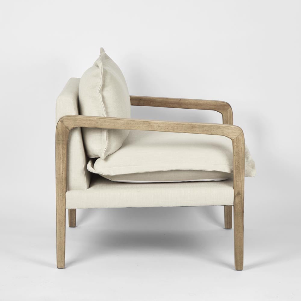 Coolum Armchair Natural | Luxury home decor and furniture by Home Decor & Co