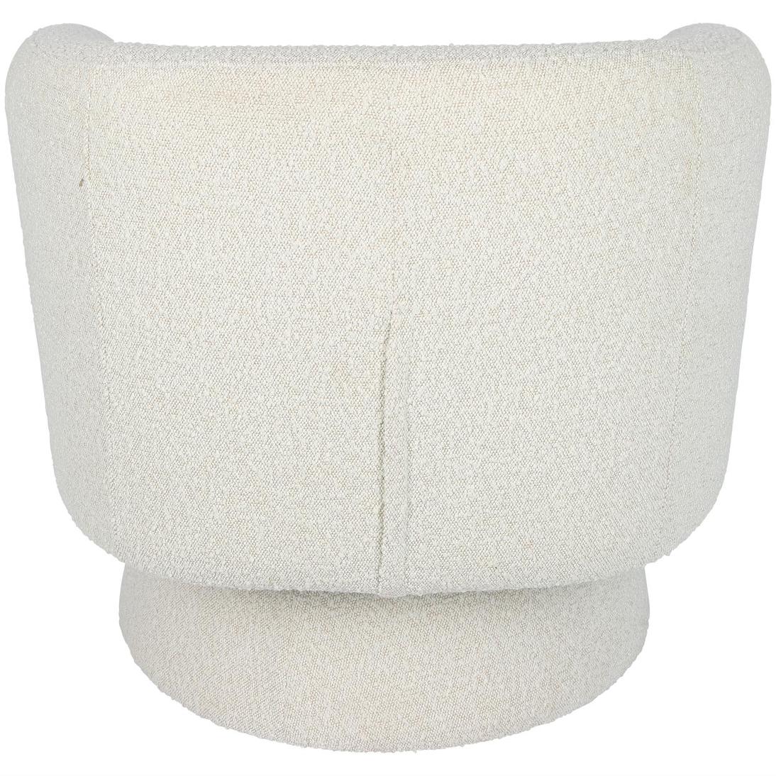 Selena Swivel Chair Vanilla Boucle | Luxury home decor and furniture by Home Decor & Co