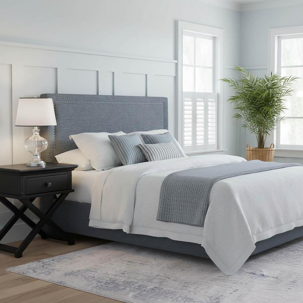 Lennox Queen Bedhead Blue