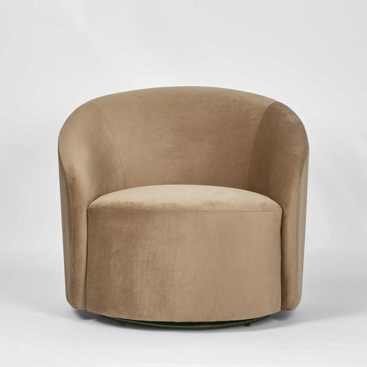 Sierra Swivel Armchair Toffee | Luxury home decor and furniture by Home Decor & Co