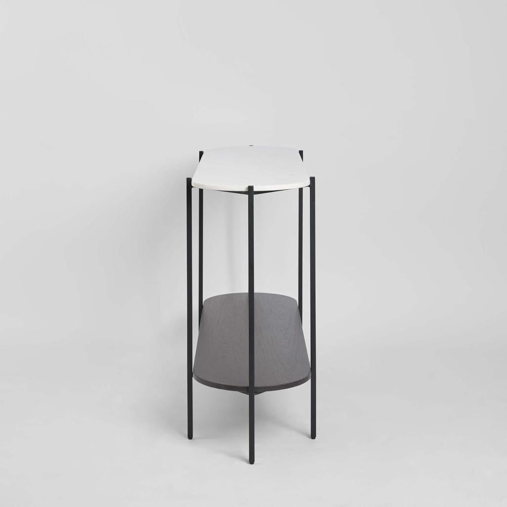 The James Marble Console Large Black/White | Luxury home decor and furniture by Home Decor & Co