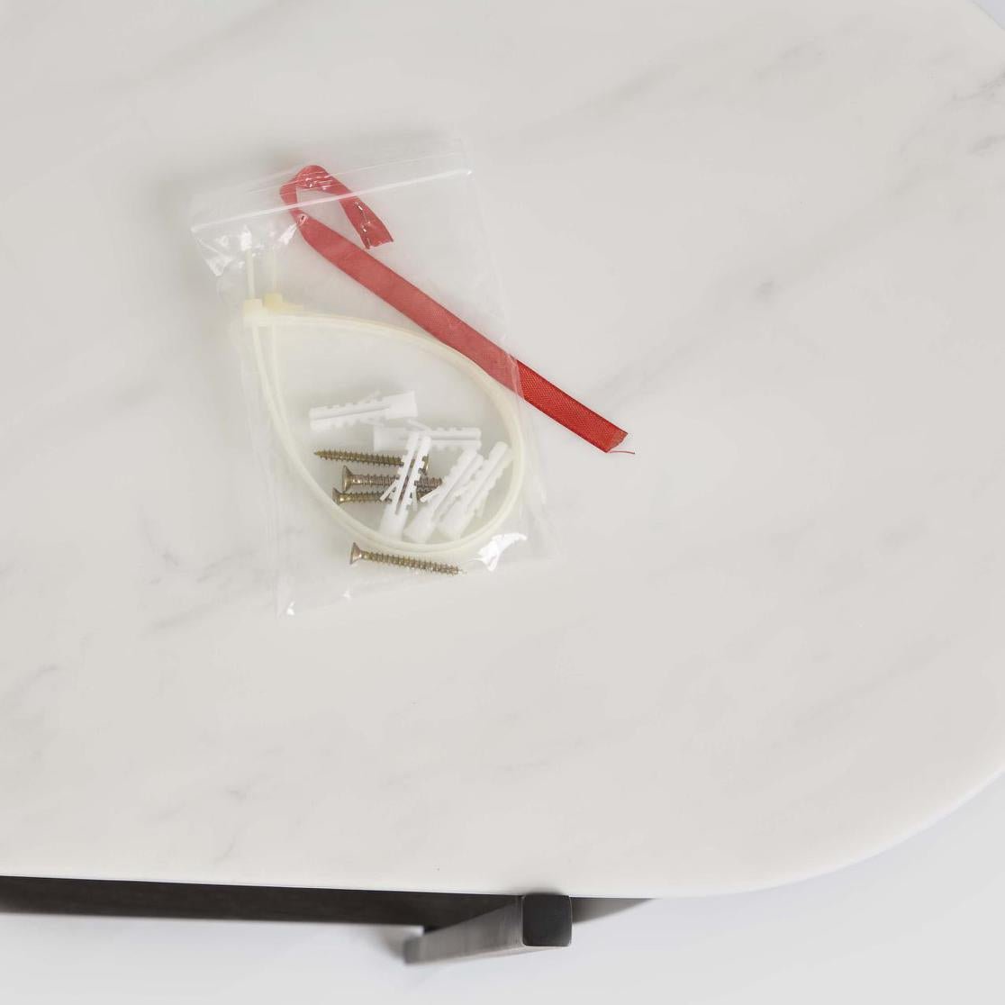 The James Marble Console Large Black/White | Luxury home decor and furniture by Home Decor & Co
