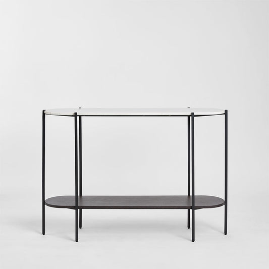 The James Marble Console Black/White Marble | Luxury home decor and furniture by Home Decor & Co