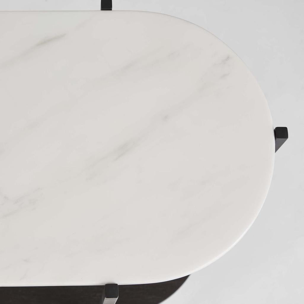 The James Marble Console Black/White Marble | Luxury home decor and furniture by Home Decor & Co
