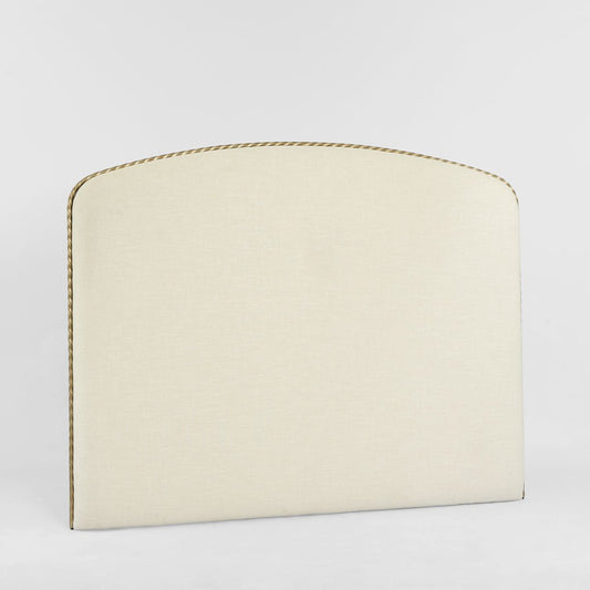 Palais Bedhead Queen Gold Linen | Luxury home decor and furniture by Home Decor & Co