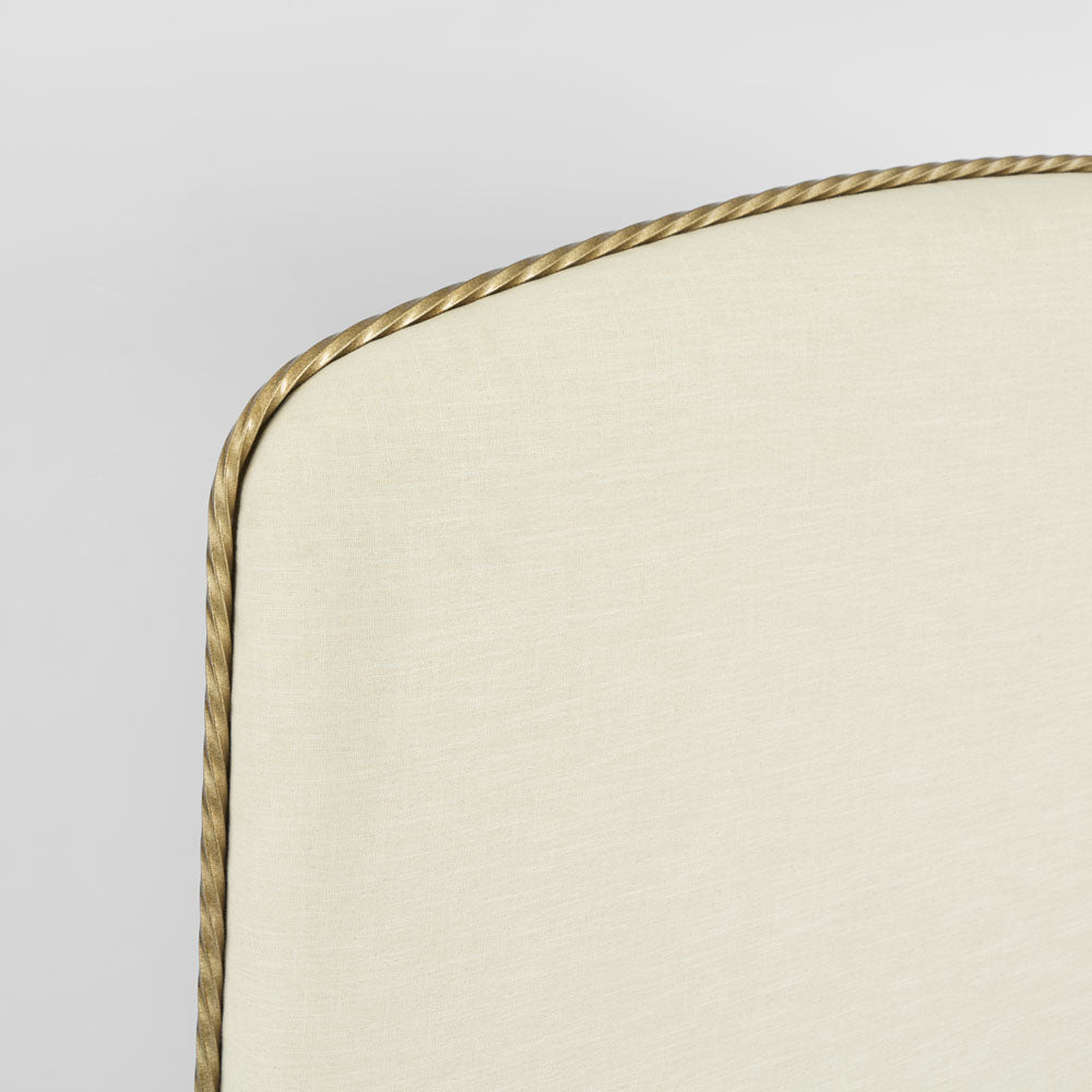 Palais Bedhead Queen Gold Linen