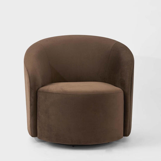 Sierra Swivel Armchair Chocolate | Luxury home decor and furniture by Home Decor & Co