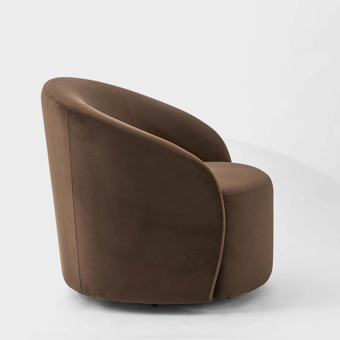 Sierra Swivel Armchair Chocolate | Luxury home decor and furniture by Home Decor & Co