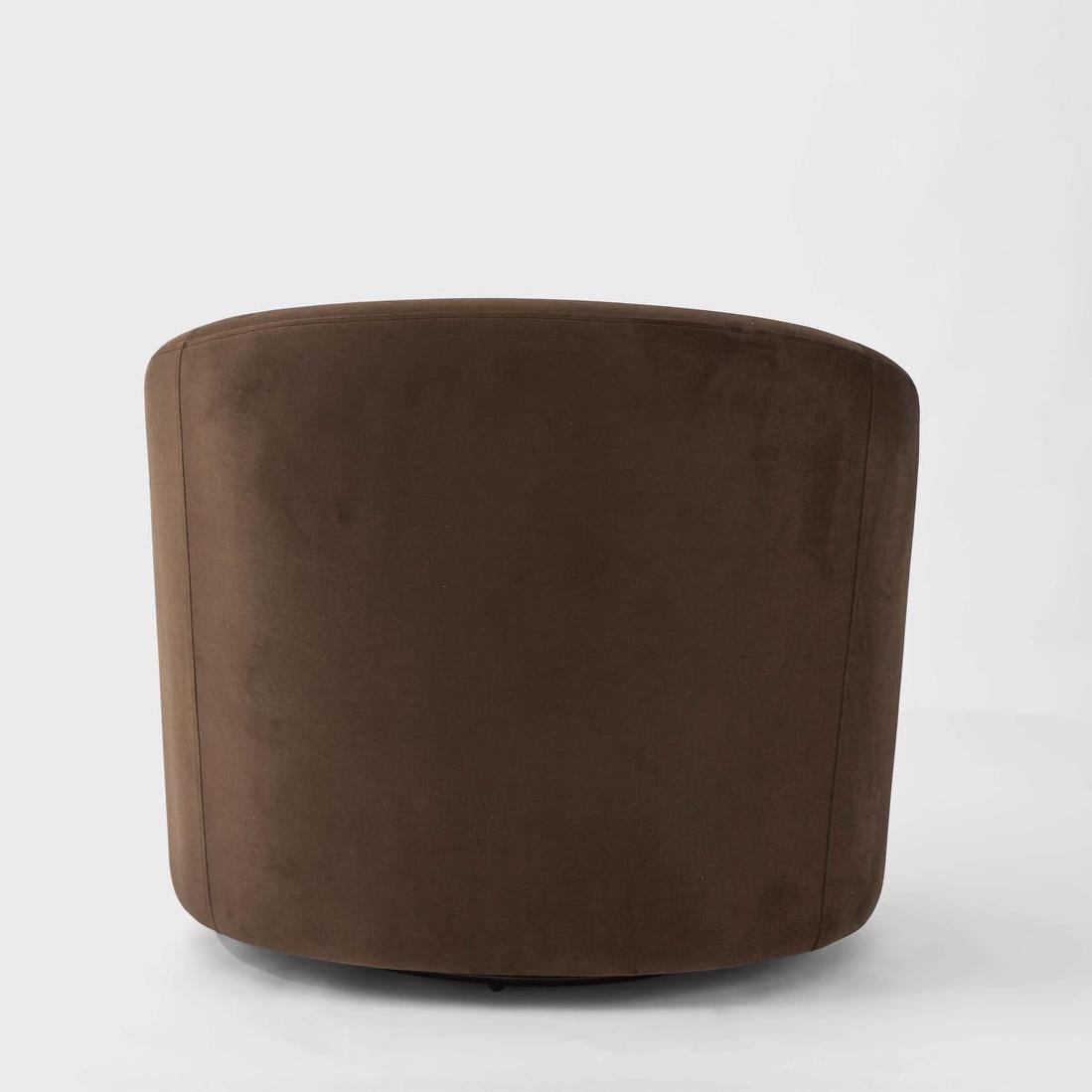 Sierra Swivel Armchair Chocolate | Luxury home decor and furniture by Home Decor & Co