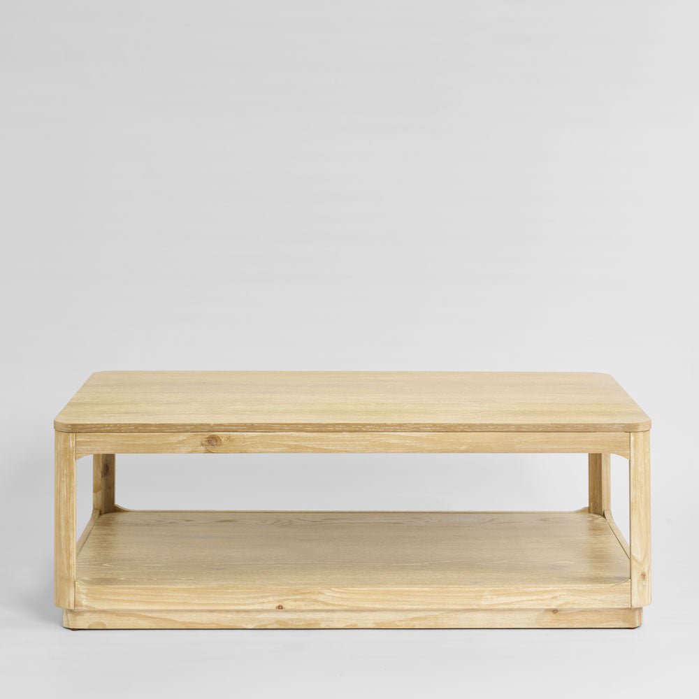 Fairfax Coffee Table Natural Whitewash | Luxury home decor and furniture by Home Decor & Co