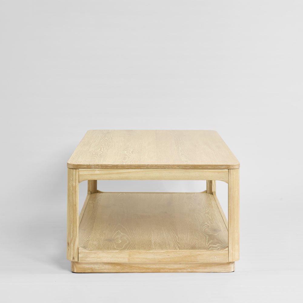 Fairfax Coffee Table Natural Whitewash | Luxury home decor and furniture by Home Decor & Co