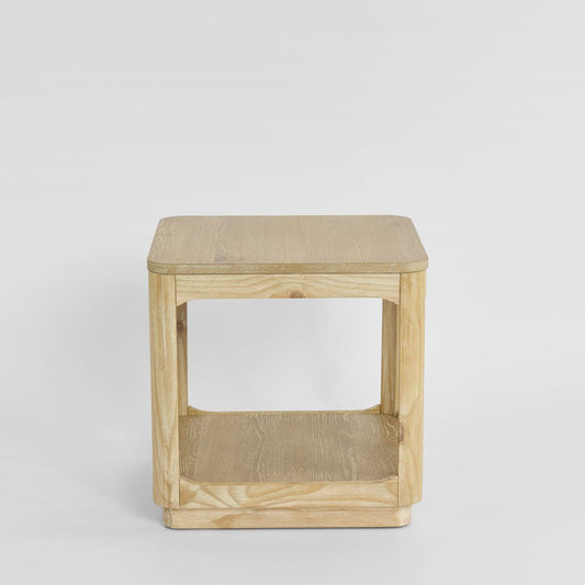 Fairfax Side Table Natural Whitewash | Luxury home decor and furniture by Home Decor & Co