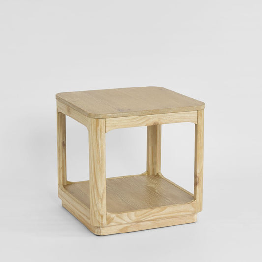 Fairfax Side Table Natural Whitewash | Luxury home decor and furniture by Home Decor & Co