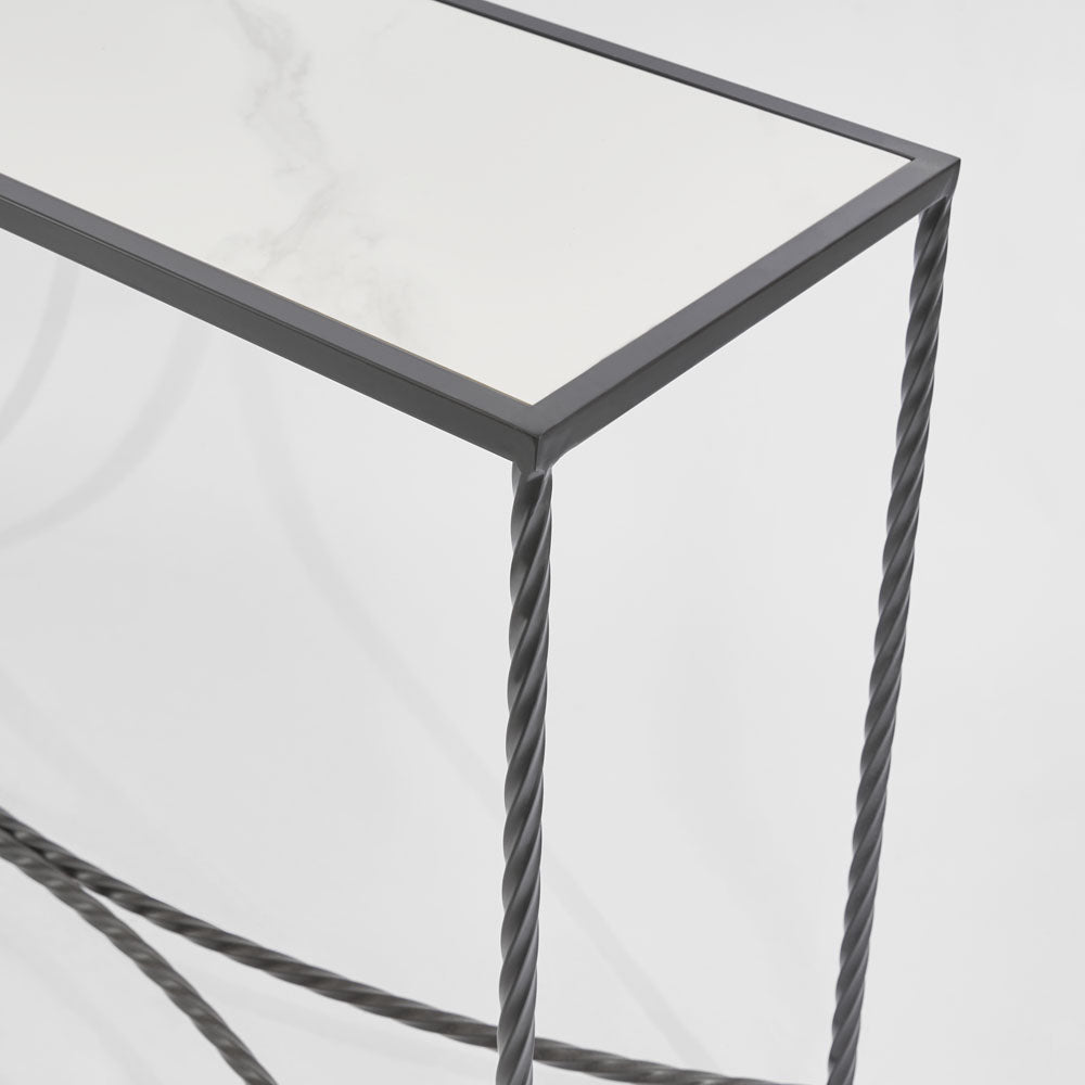 Palais Console Black & Ceramic | Luxury home decor and furniture by Home Decor & Co