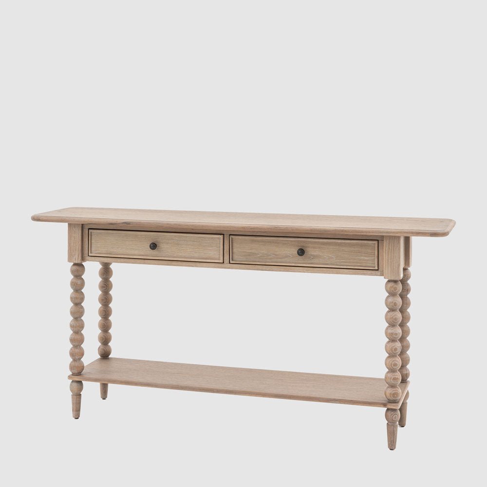 Artisan 2 Drawer Console Table 1650x400x800mm | Luxury home decor and furniture by Home Decor & Co