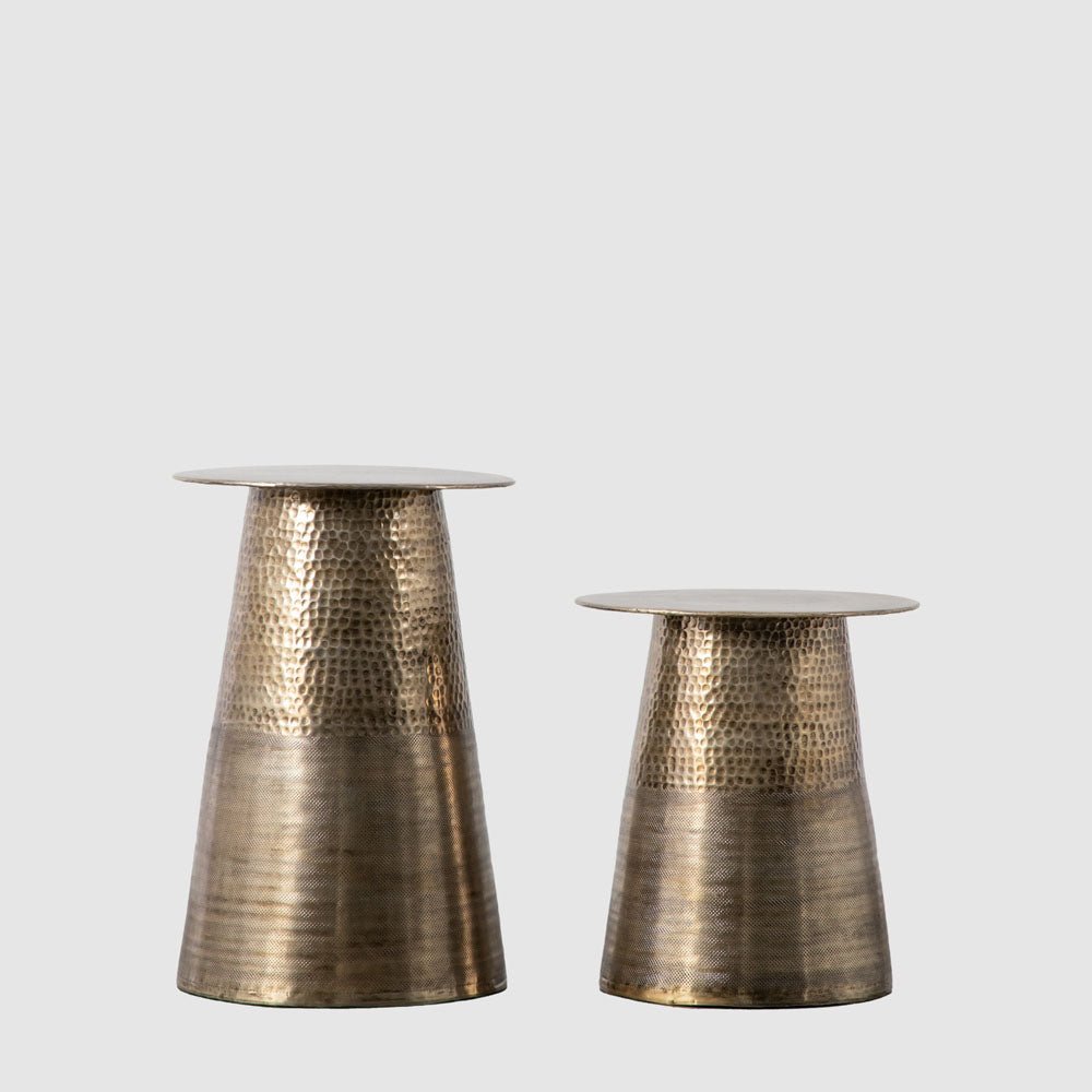 Langley Side Table Set of 2 400x400x450/580mm | Luxury home decor and furniture by Home Decor & Co