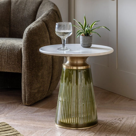 Seville Side Table Dusk 460x460x460mm | Luxury home decor and furniture by Home Decor & Co