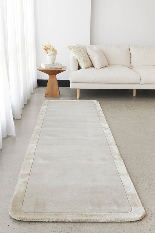Hugo Silver Runner Rug | Luxury home decor and furniture by Home Decor & Co