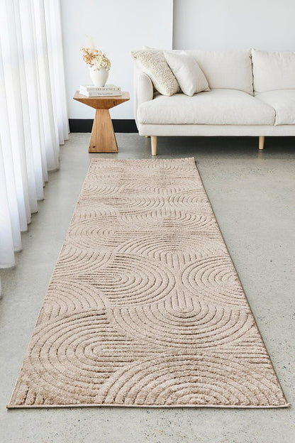 Haven Zina Latte Runner Rug, view 2