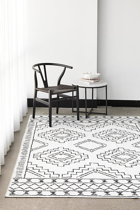 Kindred Leeroy White Washable Rug, view 2