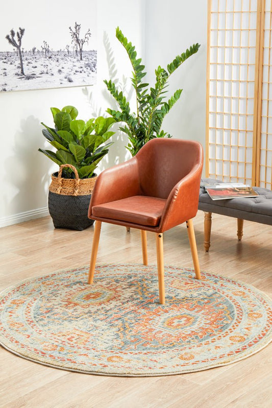 Legacy 853 Blue Round Rug, view 2