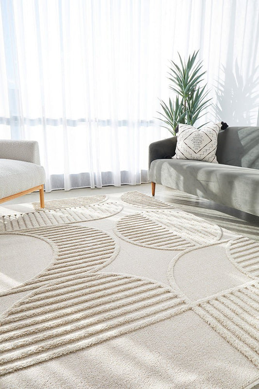 Lotus Leo Beige Rug, view 2