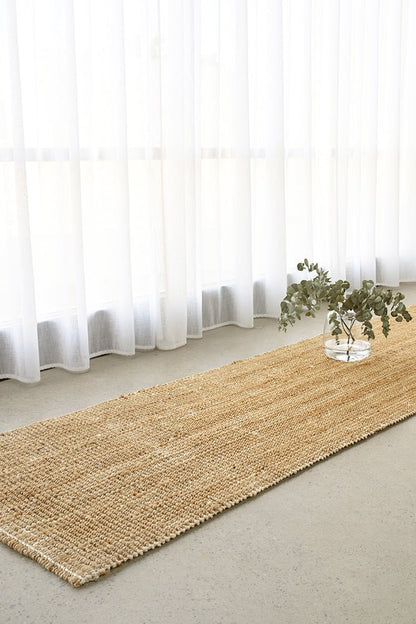 Madras Marlo Natural Runner Rug, view 2