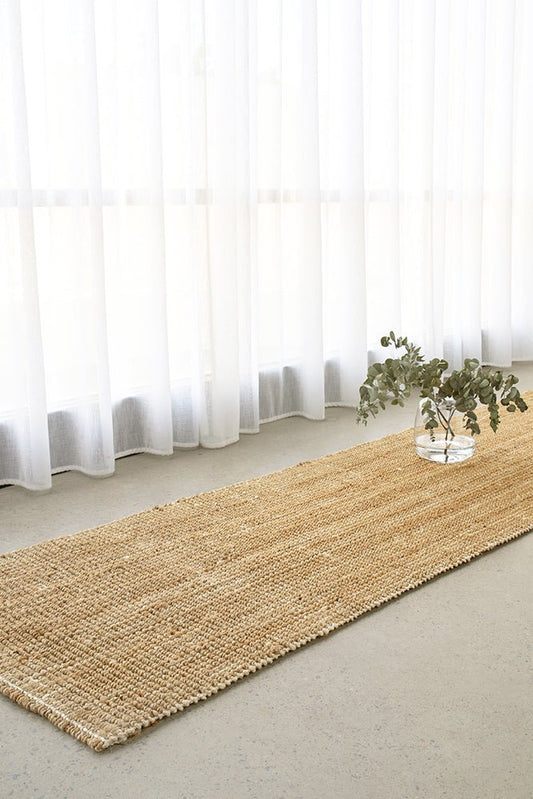 Madras Marlo Natural Runner Rug, view 2