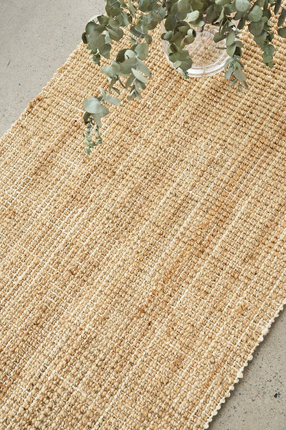 Madras Marlo Natural Runner Rug, view 3