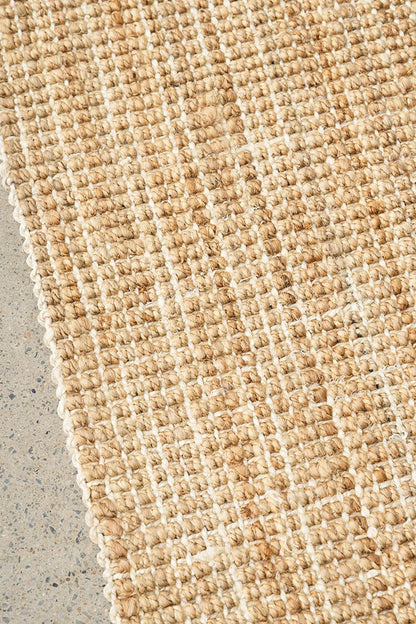 Madras Marlo Natural Runner Rug, view 4