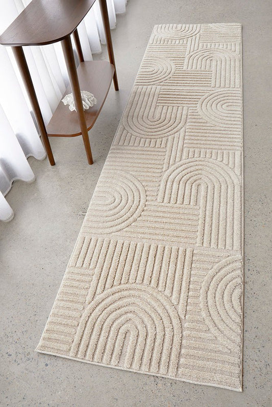 Marigold Dior Natural Runner Rug, view 2