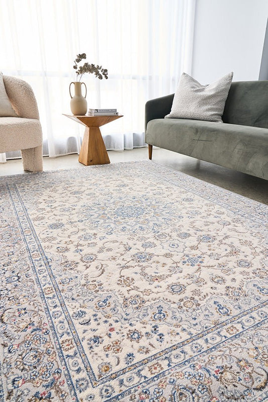 Melody Kashan Ivory Rug, view 2