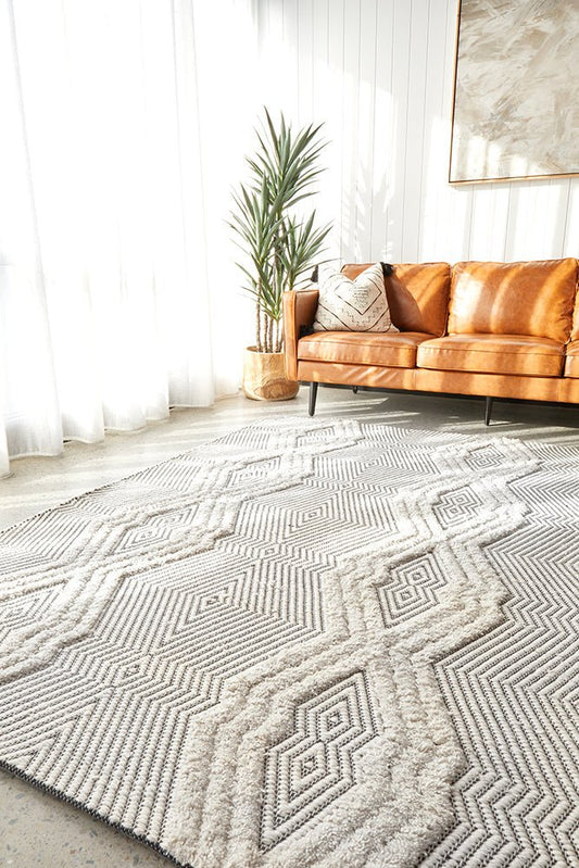 Miller Rhythm Chime Bone Rug, view 2